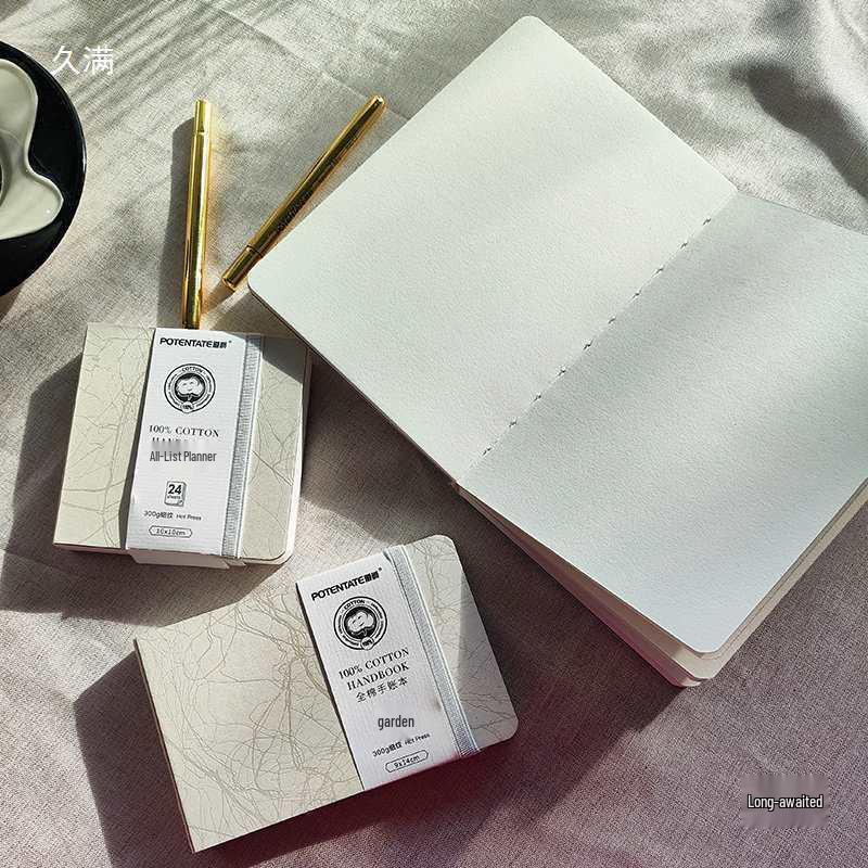Custom Watercolor Accordion Fold Journal - 300g Paper, Compact and Convenient