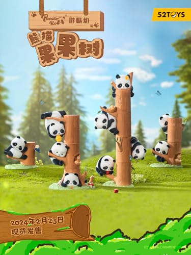 52TOYS BLINDBOX PANDA ROLL Tree Climbing Series 8-Piece Box