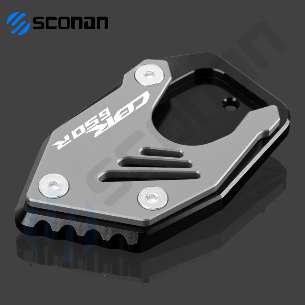 Kickstand Side Stand Plate Pad Support Enlarge Extension Motorcycle Accessories For HONDA CBR650R CBR 650R CBR650 R 