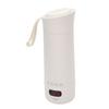 Travel Electric Kettle 4 Adjustable Settings Portable Car Heating Cup Milk Warmer for Baby Formula Tea Coffee Beige
