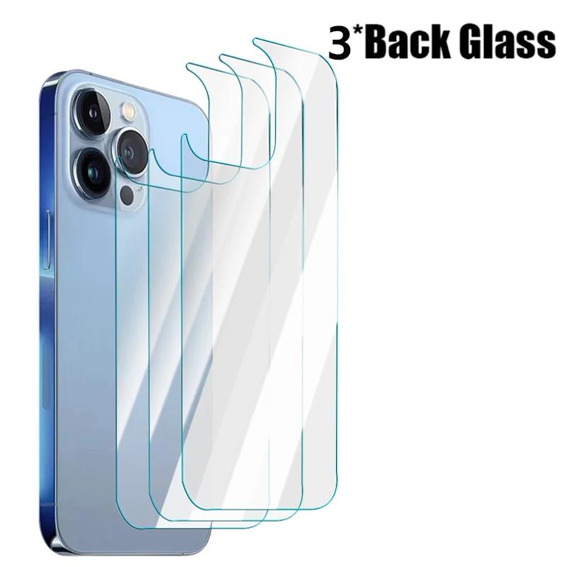 For iPhone 16/16 Plus/16 Pro/16 ProMax Tempered Glass Screen Protector Film HD Clear Full Cover Camera Lens Back Protector Film