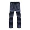 Winterhose mit elastischer Taille für Herren, wasserdichte Sporthose für Outdoor-Bergsteigen sowie Samt-Stretch-Freizeithose