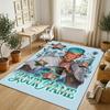 Personalized Crystal Velvet Carpet,Central Cee Custom Printed Name, Plush Area Rug For Home Indoor Decor