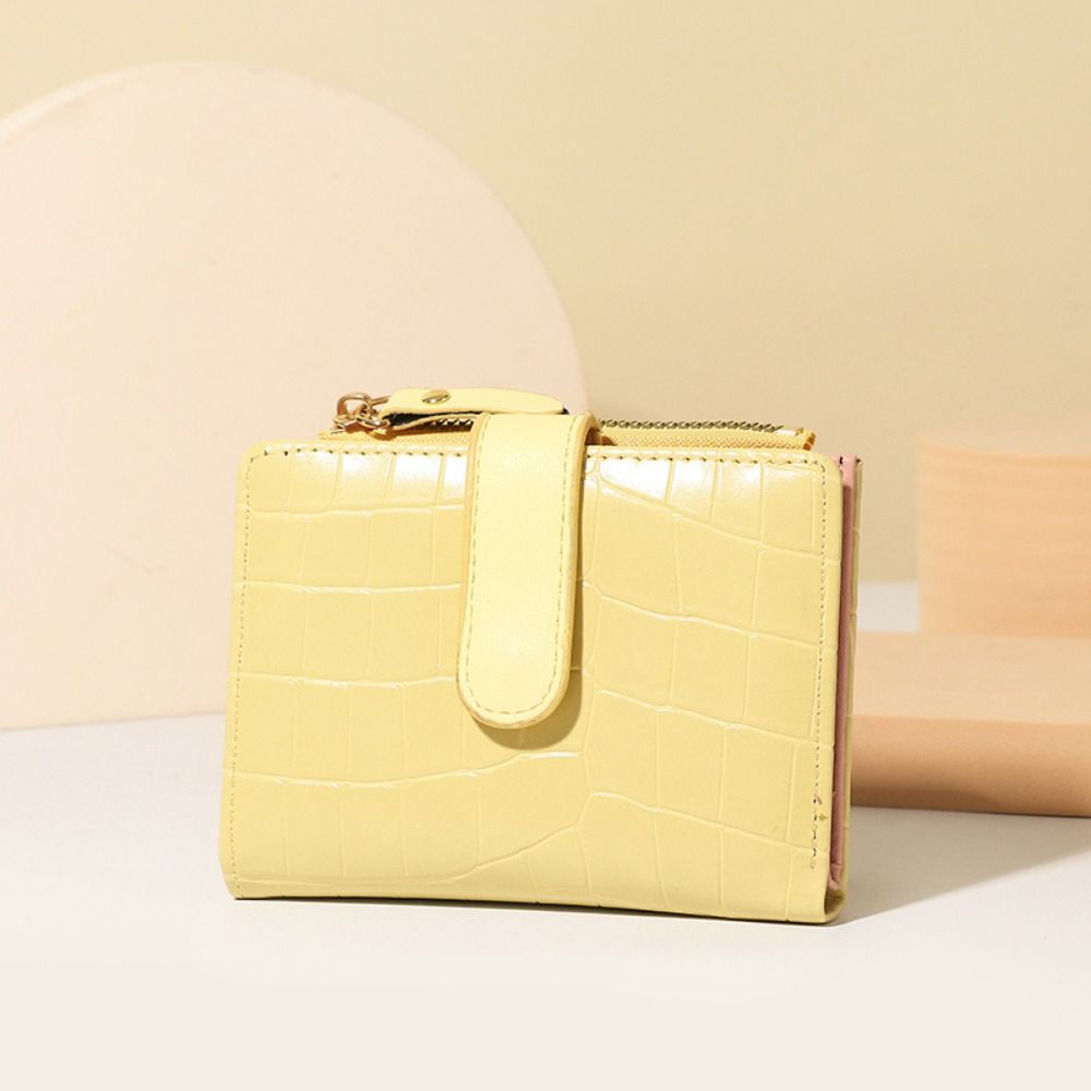 PU Leather Women's Wallet Multi-Cards Slot Mini Coin Pocket Practical Credit Cards Holder  Travel