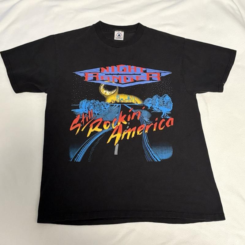 Vintage Night Ranger 1997 Still Rockin America Tour T Shirt Black Large 100 Cot
