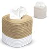 Rustic Minimalist Tissue Box Cotton Thread Roll Holder Storage Rack Toilet Paper Box  Home Decor