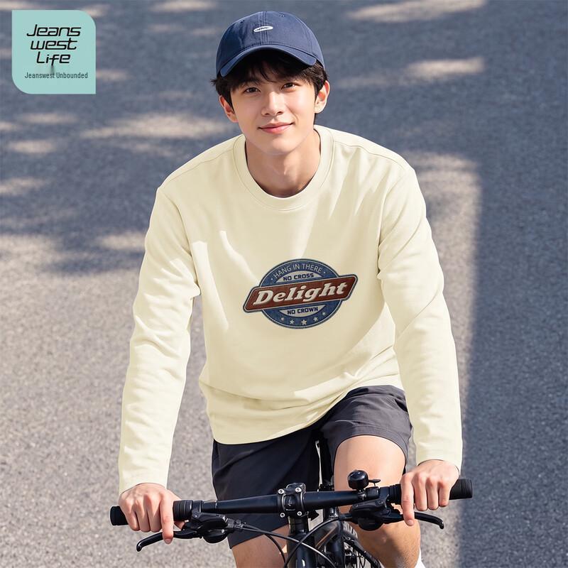 Jeanswest Life Men's Minimalist Heavyweight Long Sleeve T-Shirt
