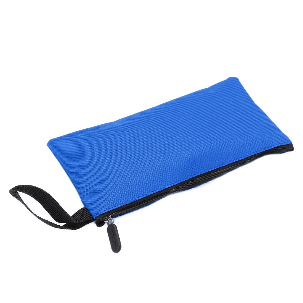 Canvas Tool Bag Durable Waterproof Portable Canvas Zipper Pouch for Items StorageBlue