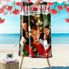 Home Alone Christmas Print Beach Towel, Large Soft Quick Dry Towel for Beach Camping Swimming