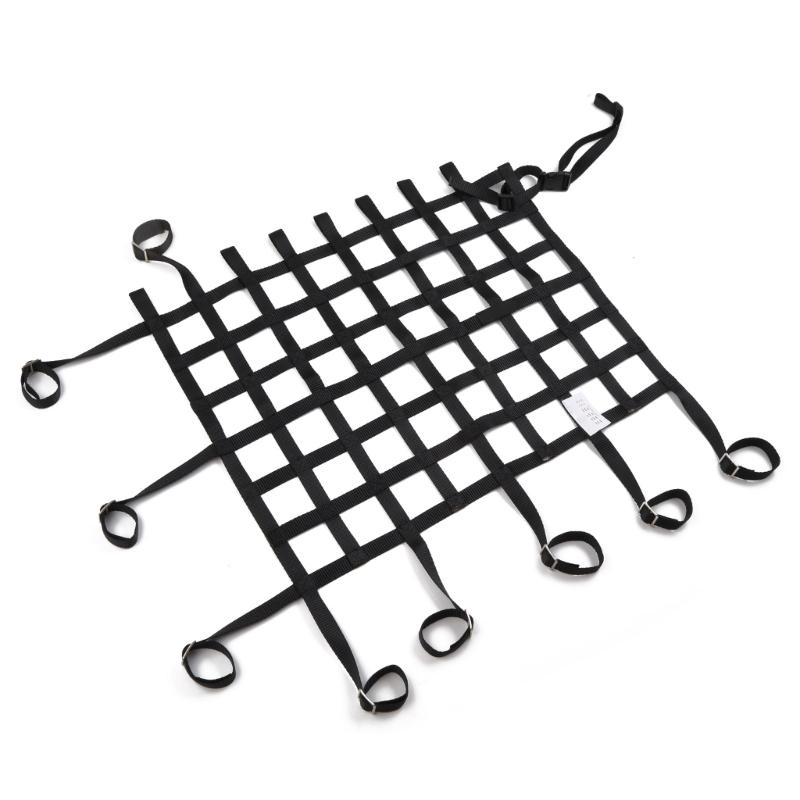 1PC Window Net Race Car Window Net Mounting Kit Ribbon Style 24Hx24W / 20Hx24W / 18Hx24W Car Accessories Black/Red/Blue