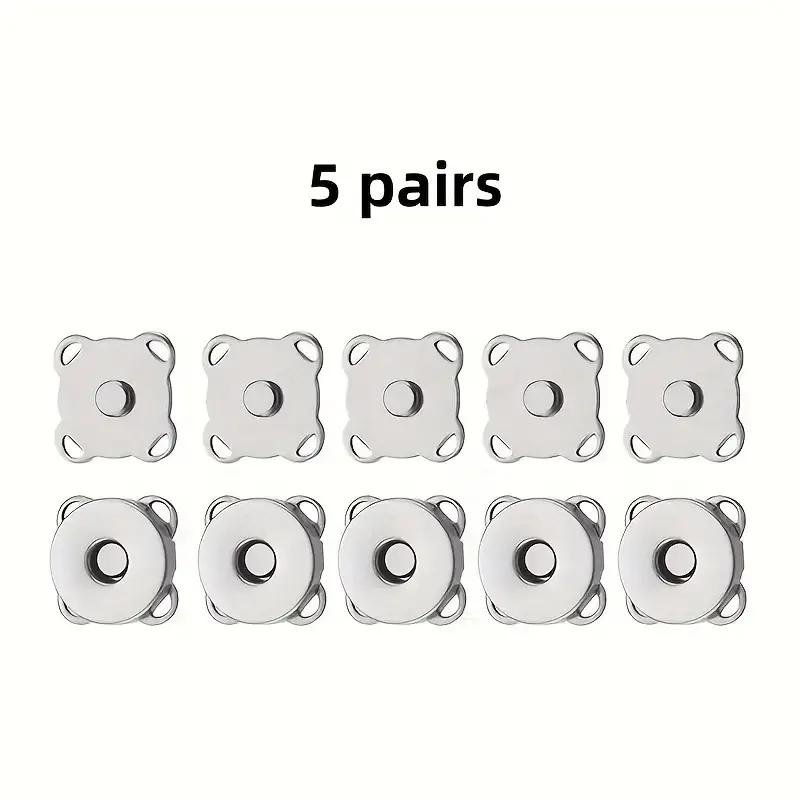 Invisible Mother And Child Plum Blossom Magnetic Button, Strong Suction Magnet Button, DIY Hand Sewn Concealed Button For Clothing And Luggage