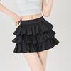Summer High Waist and Thin Pure Desire Spice Girl A Word Tutu Skirt Anti-light Shorts Culottes
