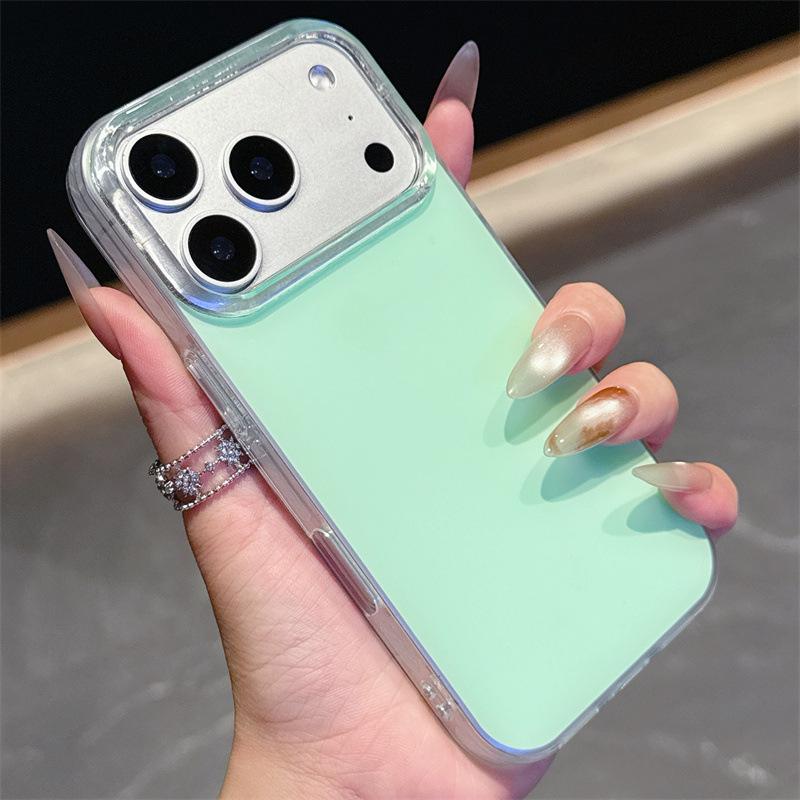 Compatible with iPhone 17 Pro Max Simple Solid Color Phone Case 13 Pro Max