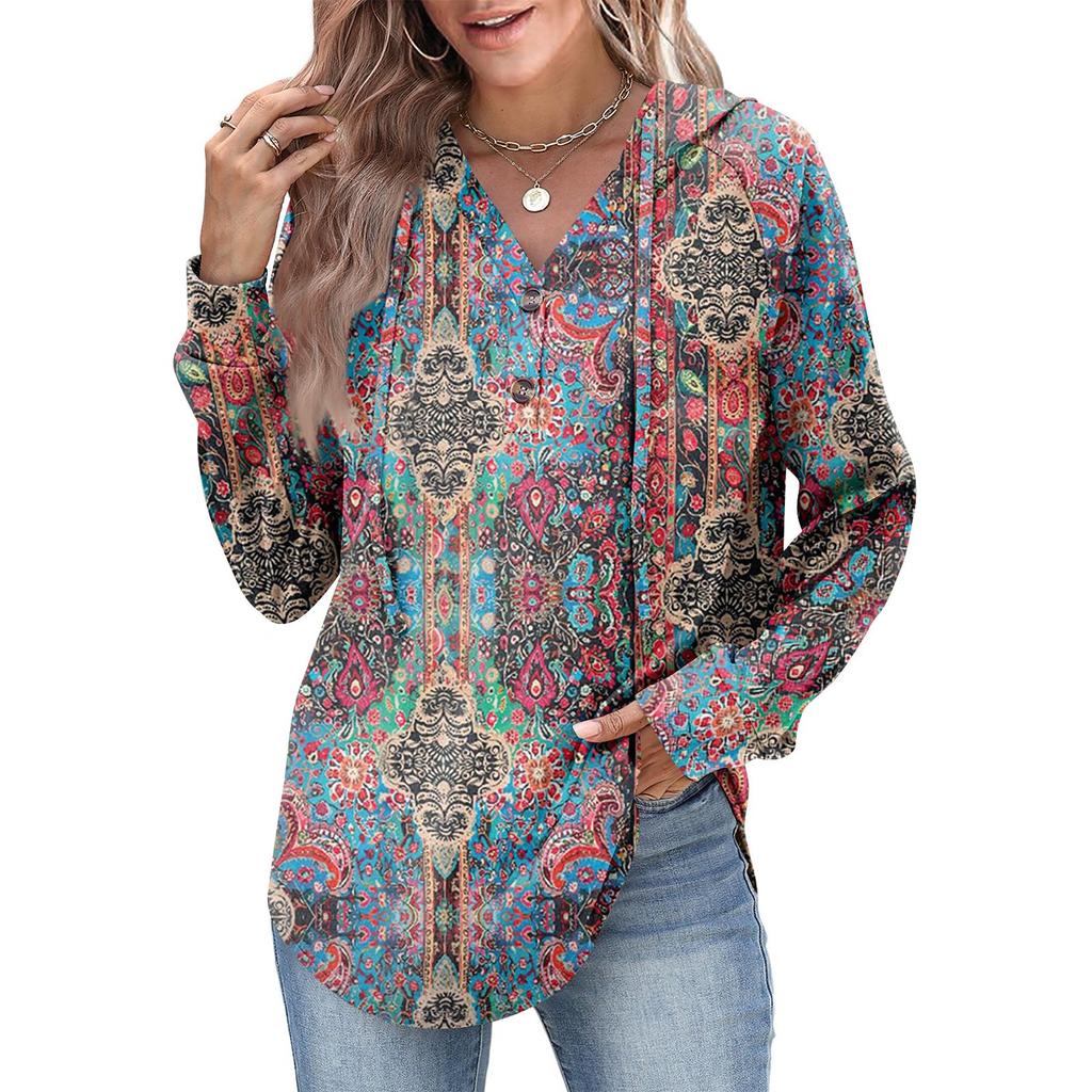 Women's Fashion Women's Lightweight Long Sleeve Pullover With Pockets Preppy Graphic Hoodie