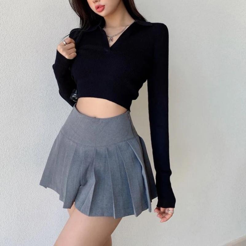 Fashion Slim Fit Women Pleated Skirt Summer High Waist Sexy Mini Skirt Jk Korean Girl Dance Skirt
