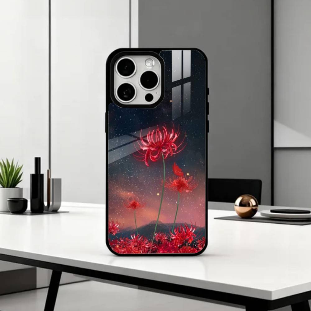 okyo G-Ghoul Red Spider Lily   Phone Case For iPhone17,16,15,14,13,12,11 Plus,Pro Max Magnetic For Magsafe Wireless Charging