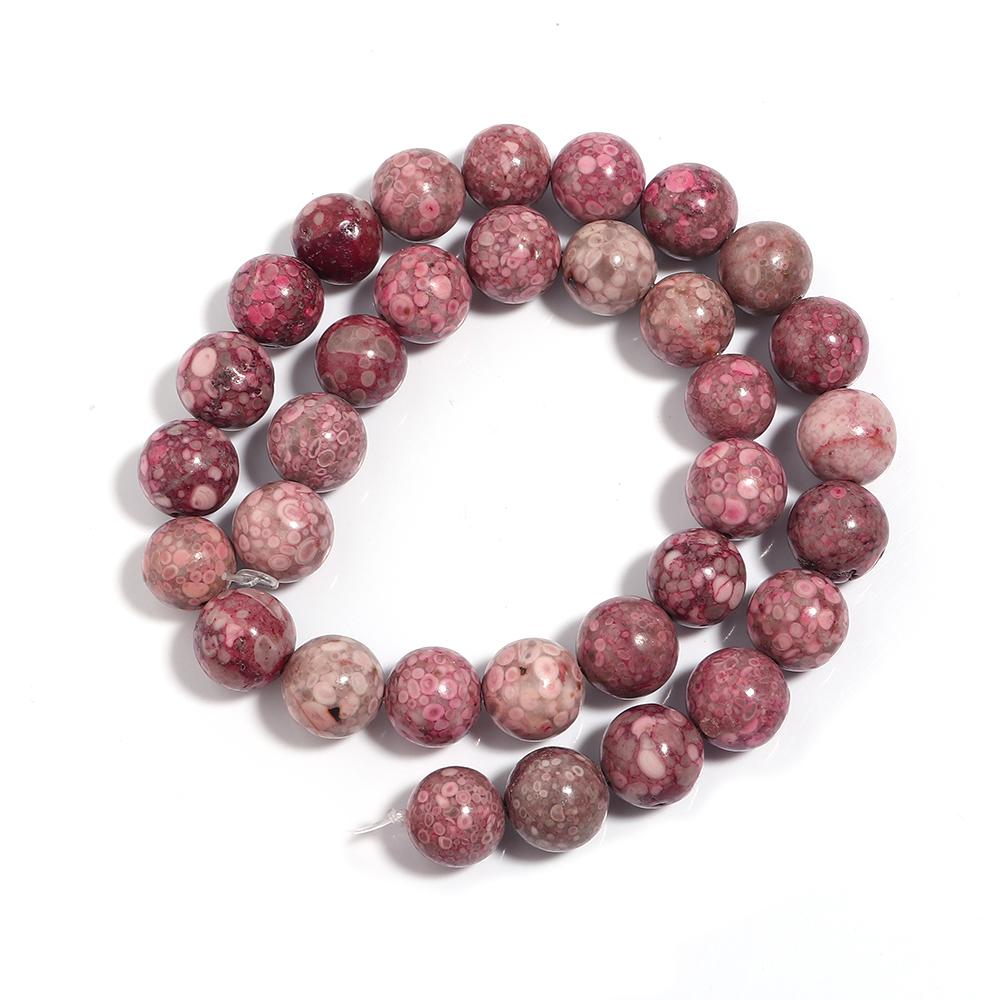 1 Strand 4 6 8 10 12mm Natural Red Maifan Stone Beads Round Loose Gem Beads For DIY Jewelry Making Bracelet Necklace Accessories