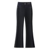 Women's Petite High-Waisted Micro-Flared Black Jeans - 2025 Spring Style