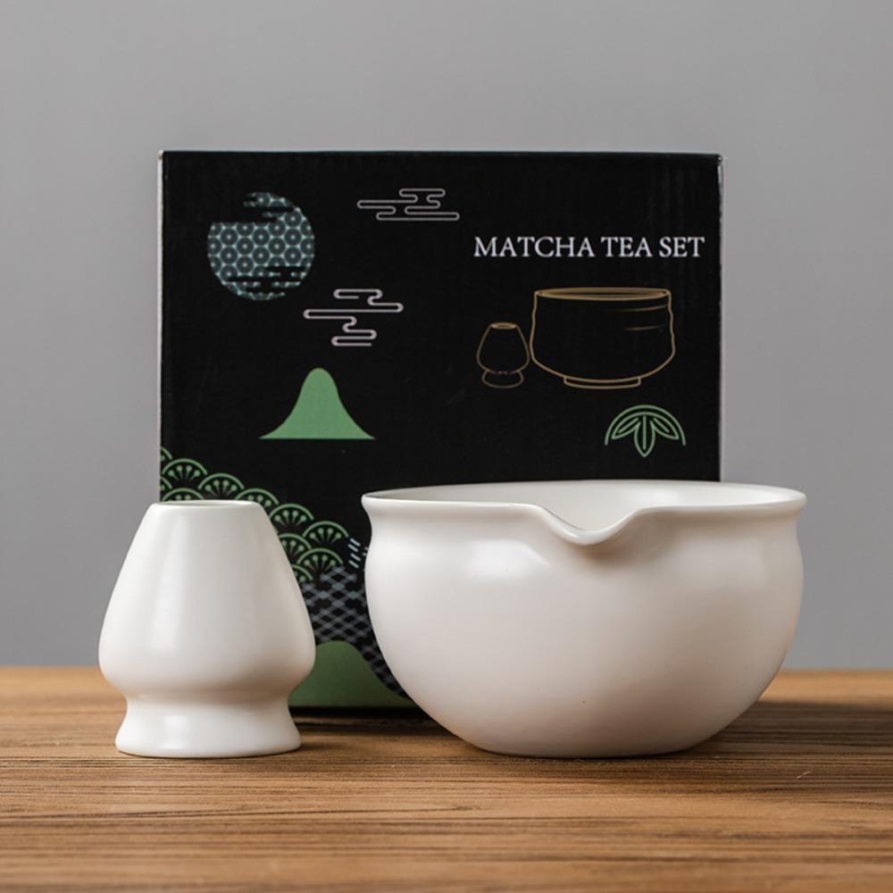 Ceramic Matcha Tea Set Smooth Large Capacity Tea Wash Bowls Durable High Temperature Resistant Tea Ceremony Tool Teaware