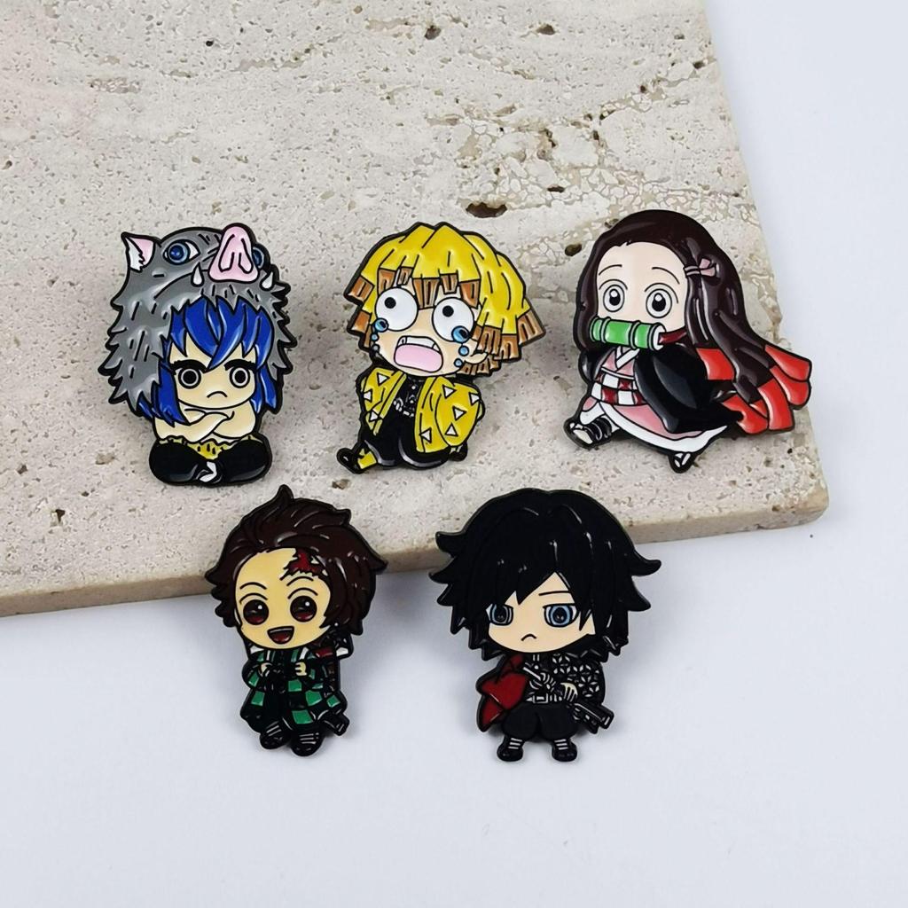 Jujutsu Kaisen Anime Brooch - Cartoon Character Badge for Clothing, Backpack, and Accessories