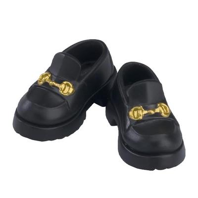 Série de Sapatos Harmonia bloom [Mocassins/Preto]