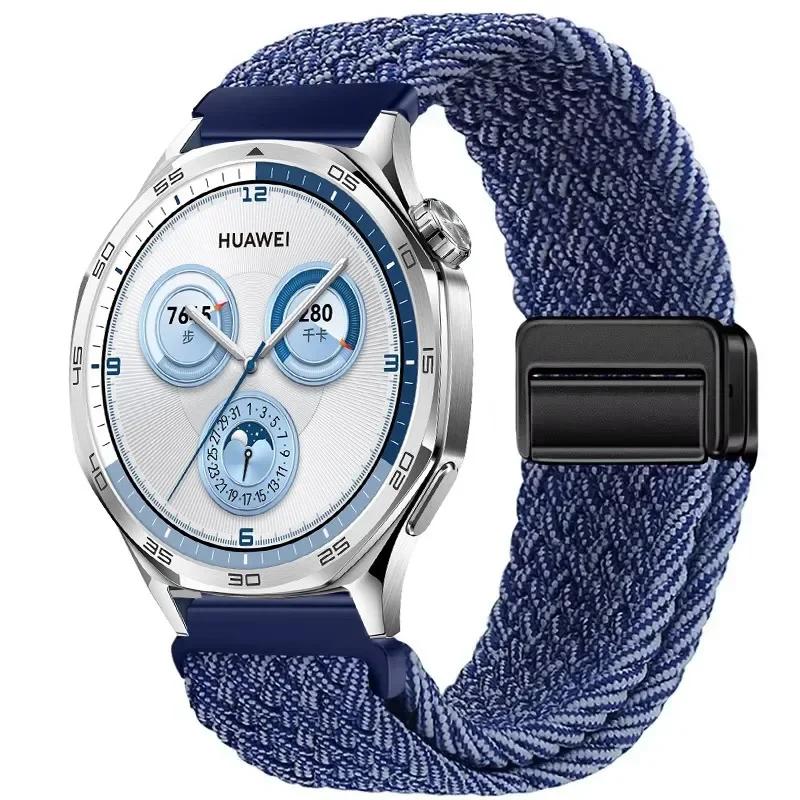 22mm 20mm Nylon Loop Band for Huawei Watch GT5 Pro/GT5 4 Pro GT3 2 GT2e Replaceable wristband for Huawei Watch 46mm 42mm Strap
