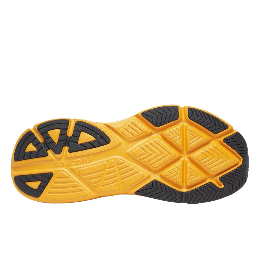 SAUCONY Guide 18 Fashion Comfortable Trendy Minimalist Cushioning Low-Top Running Shoes Men Sneaker Orange Yellow S20998-240