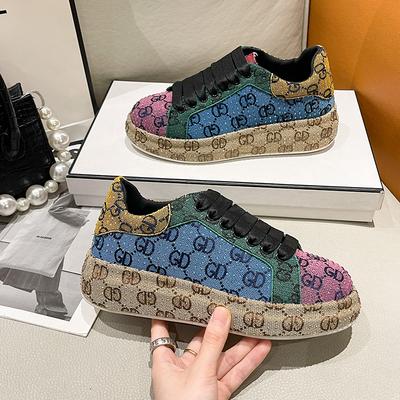 Women Sneakers Luxury Rhinestone Casual Shoes Women Outdoor Platform Running Shoes Designer Female Sports Shoes De Mujer