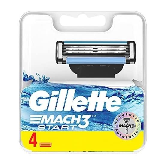 

Gillette Mach3 Start 10 Pack 4 лезвия для бритья