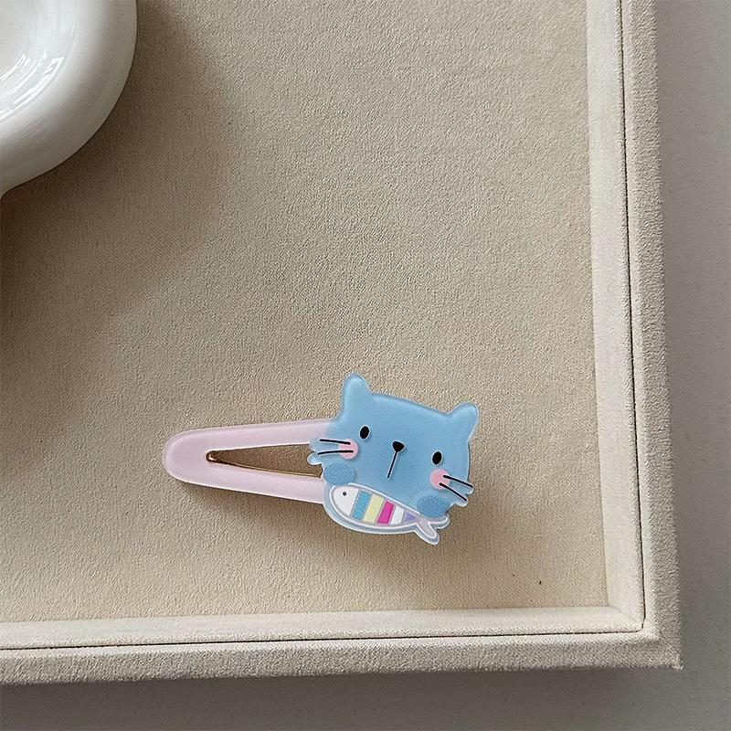 Cartoon Cat Puppy Hairpin Kawaii Cute Barrettes For Women Girls Sweet Versatile Side Bangs Hair Clip Funny Hair Accessories Gift
