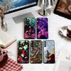 Coque de téléphone Gurren Lagann Pour Samsung S25,S24,S21,S22,S23,S30,Ultra,S20,Plus,Fe,Lite,Note,10,Housse souple noire