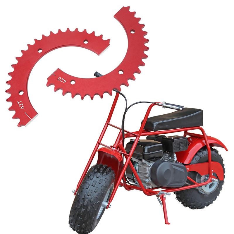 Split Sprocket 420 Chain 42 Tooth Aluminum Alloy Rear Split Sprocket for Predator 212cc 196cc 420cc Mini Bike Go Kart Universal