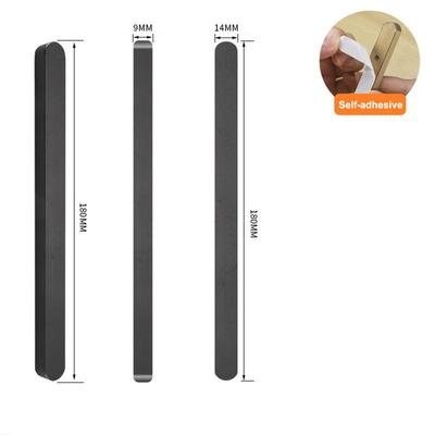 Selbstklebende Aufklebbare Schiebetürgriffe Aluminiumlegierung Lochfreie Schrankgriffe 7 Zoll Multifunktionale Klebegriffe