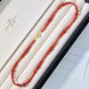 Natural Chalcedony Design Necklace Collarbone Chain