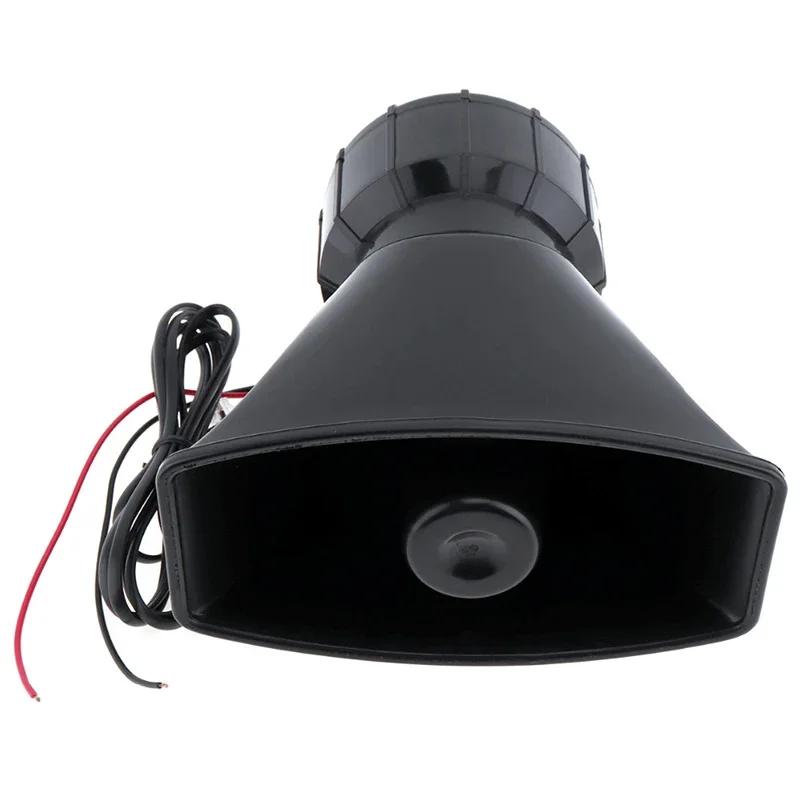 General Audio Car Air Horn Speaker Loud Car Horn Megaphone Warning Siren Police Siren 12V 100W Auto Accessories