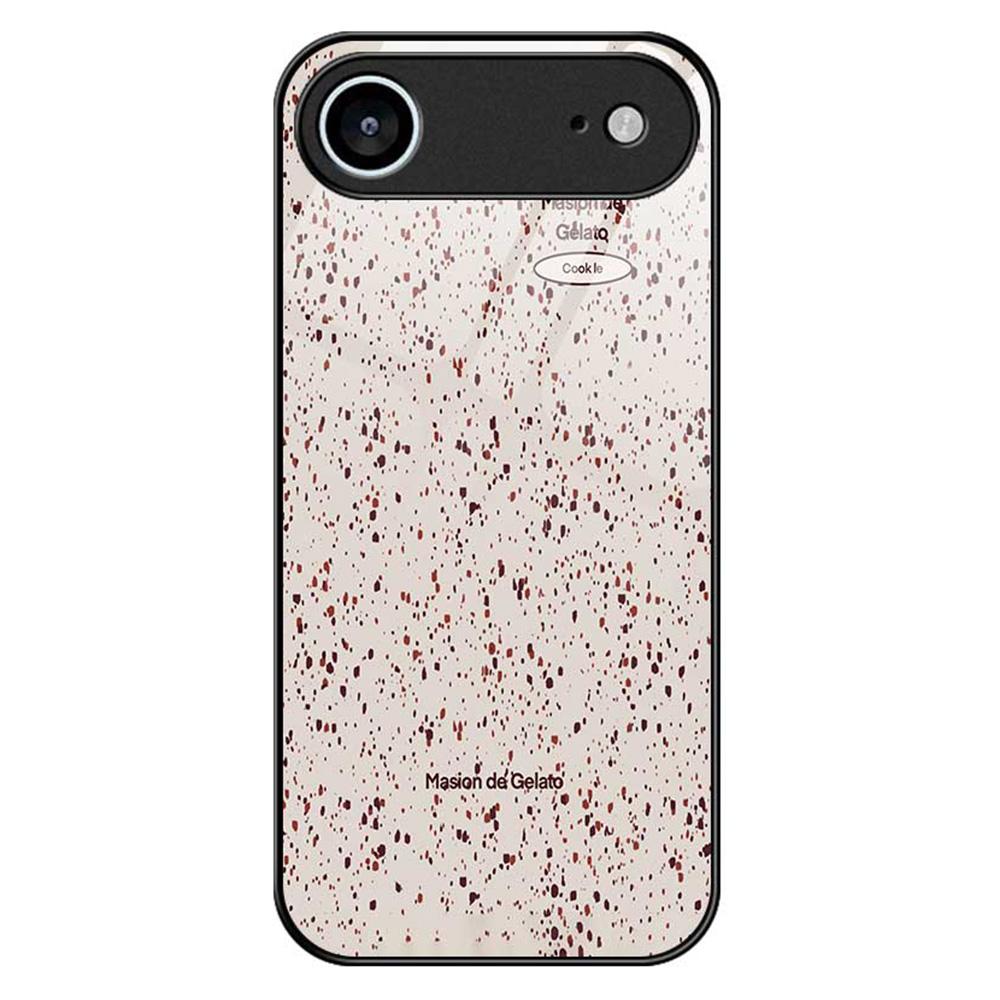 For iPhone 17 Air Case PC TPU Tempered Glass Pattern Printing Anti Drop Phone Back Cover