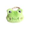 Creative Purse Cartoon Frog Animal Cute Zipper Plush Three-dimensional Coin Purse Pouch Purse Earphone Wallet Key Bag