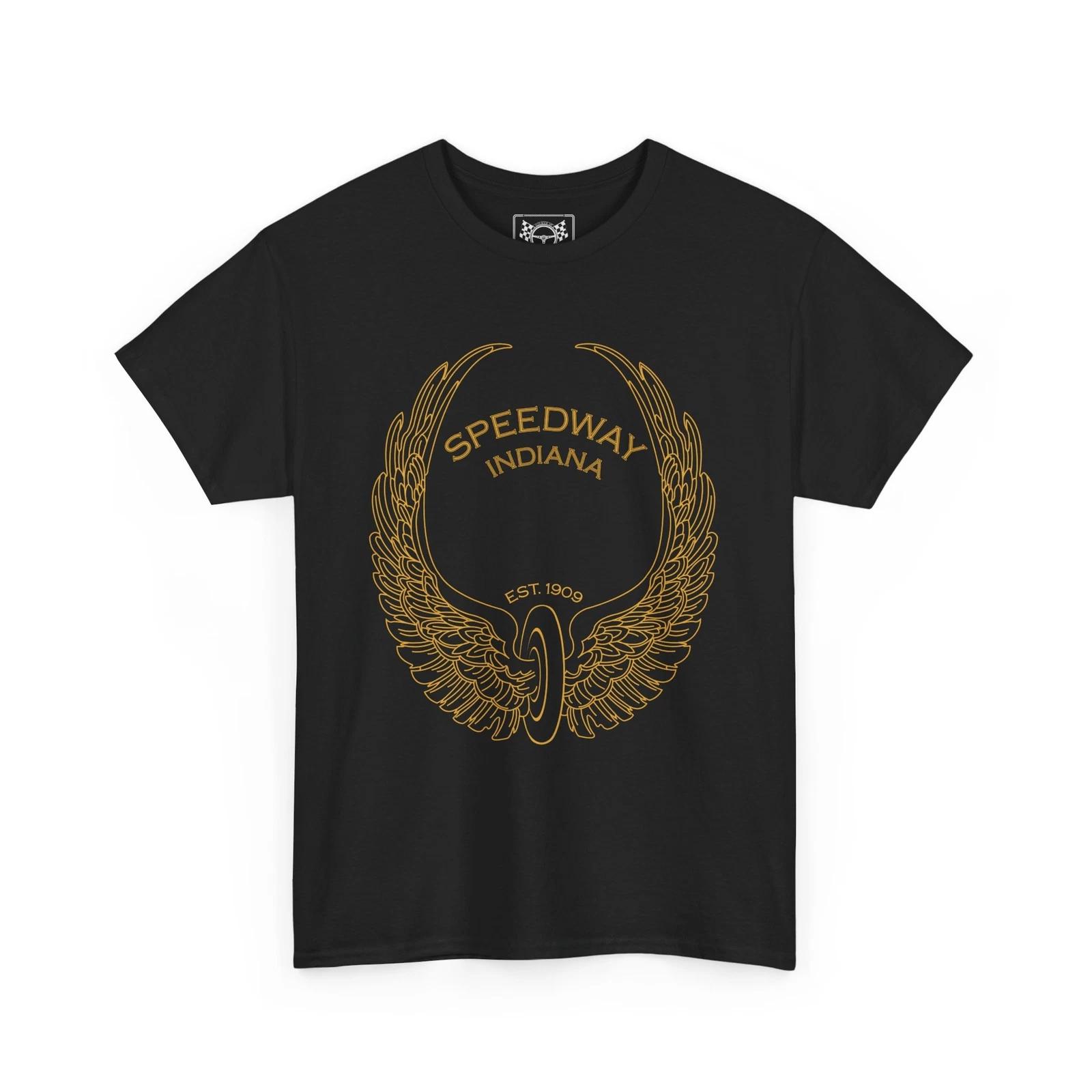 

Indy 500 Winged Wheel T-Shirt - Indianapolis Vintage Racing Tee - Race Fans Gift 2XL