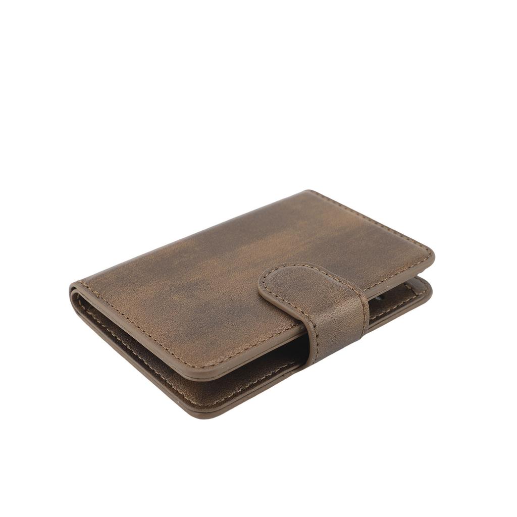 Carteira Magnética com Suporte Minimalista em Couro Sintético Porta Cartões Magnético para Celular para Cartões de Crédito Cartões de Visita