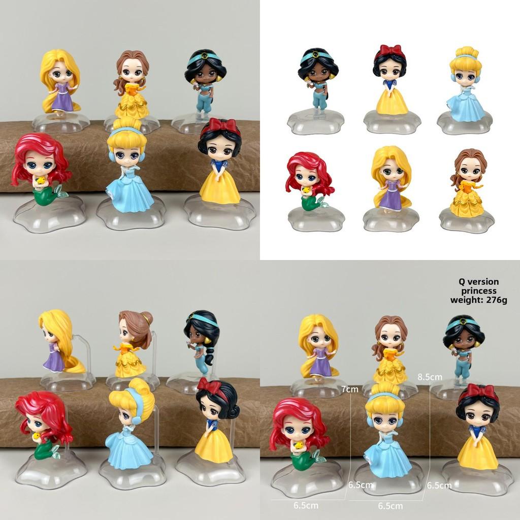 White Mermaid Snow Cinderella Princess Model Ornament For Gift And Display