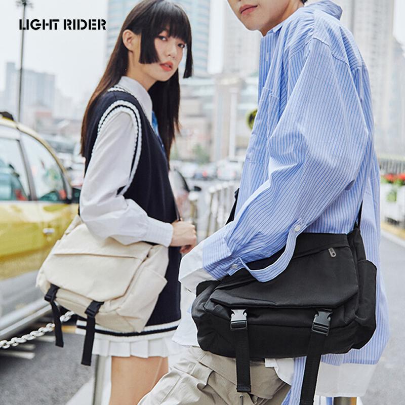 Shoulder Bag Anti Theft Casual Multi Pocket Bag Lightweight Fashion Tote Small Satchel Nylon Travel Purse Youth Crossbody Bag