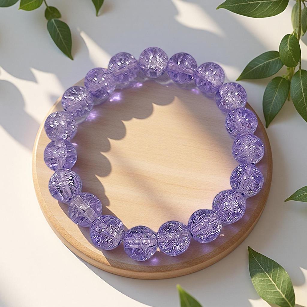 Summer Special Two-Tone Glass Beads Floral Bracelet – Luxurious & Soft Design for Women and Students
