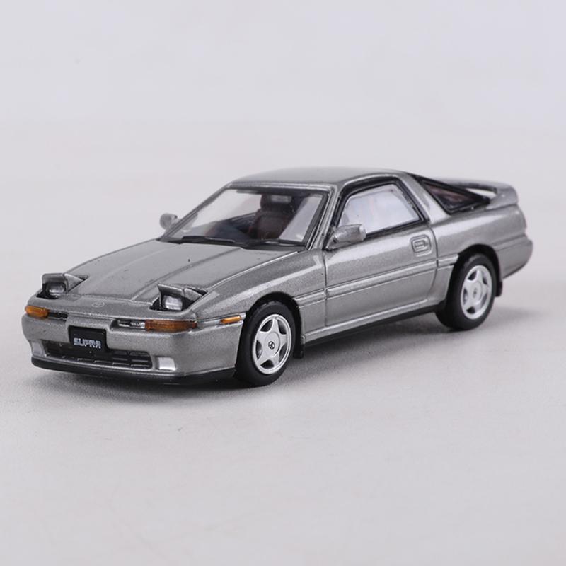

DCT 1:64 Toyota Supra A70 1988 Simulation Alloy Die-cast Car Model Toy Collectible Ornament світло-сірого кольору