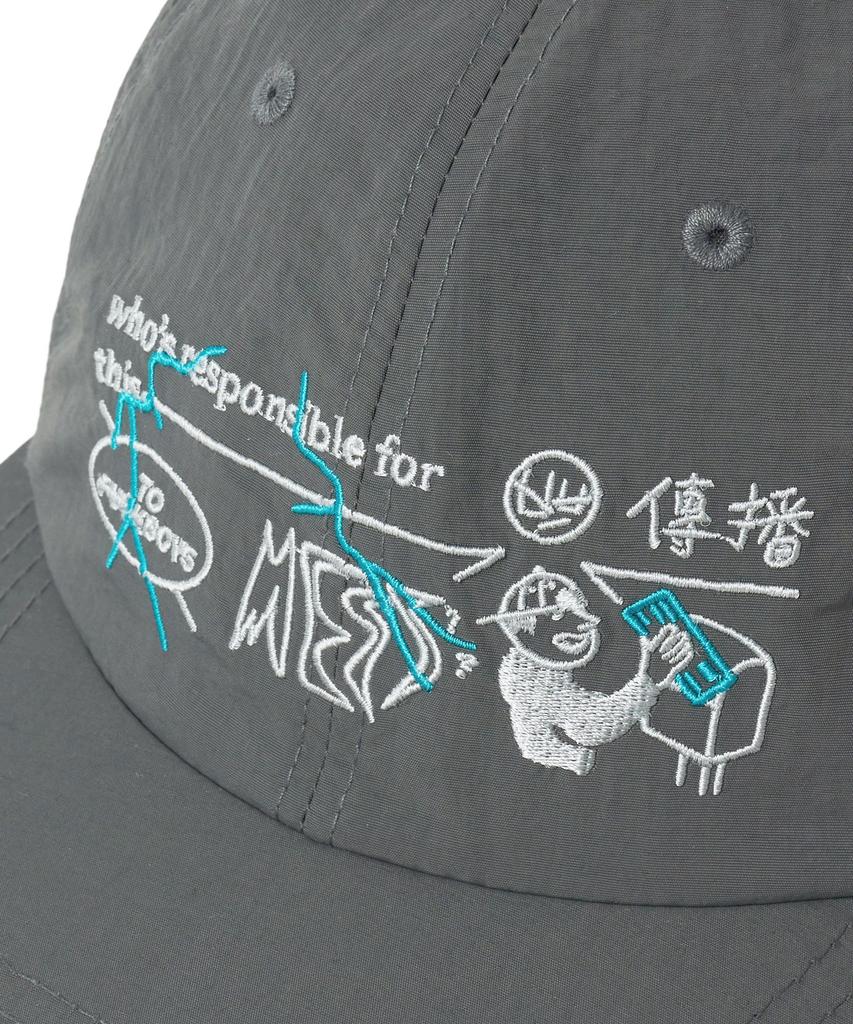 BROWNBREATH Responsible Nylon Cap - Charcoal