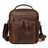 Borsa a tracolla Crazy Horse in vera pelle Jiameida