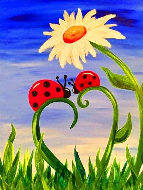 

5D DIY алмазная живопись цветок полная квадратная вышивка крестиком Алмазная вышивка ваза картина декор со стразами для дома Full Square 20X30CM светло-синий