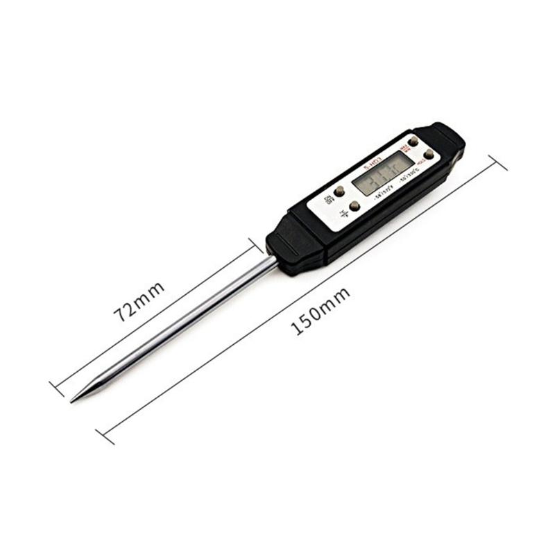 Convenient Water Temperature Meter Lightweight 50g Solid Design Mini Digital Temperature Sensors Kitchen Camping Essential