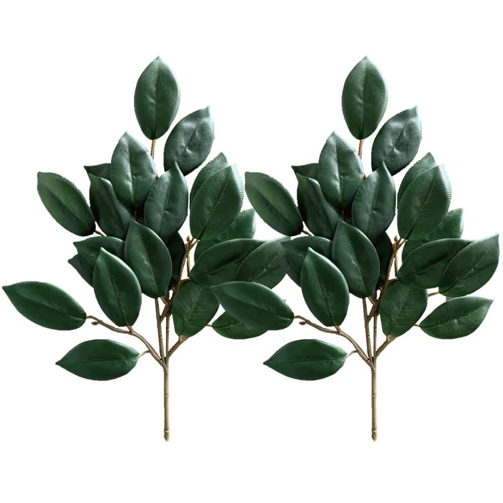 Artificial Sakaki Trees, Never Withering, Perfect for Shinto Altars, Assembled in Japan, 36cm, by Hanako Artificial Flower Specialty Store (Two