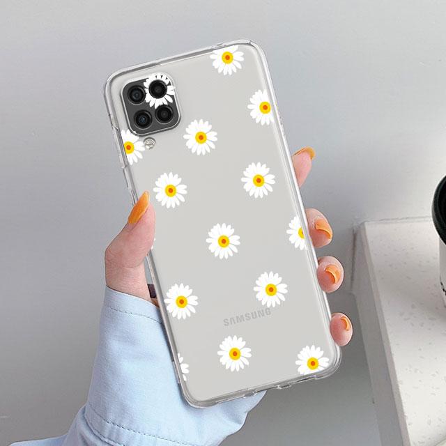 

Прозрачный чехол для Samsung Galaxy A52 A12 A51 A32 A21s A71 A32 A22 50 A70 A31 A72 5G, роскошный мягкий чехол для телефона Love Heart Coque Capa Samsung A20e