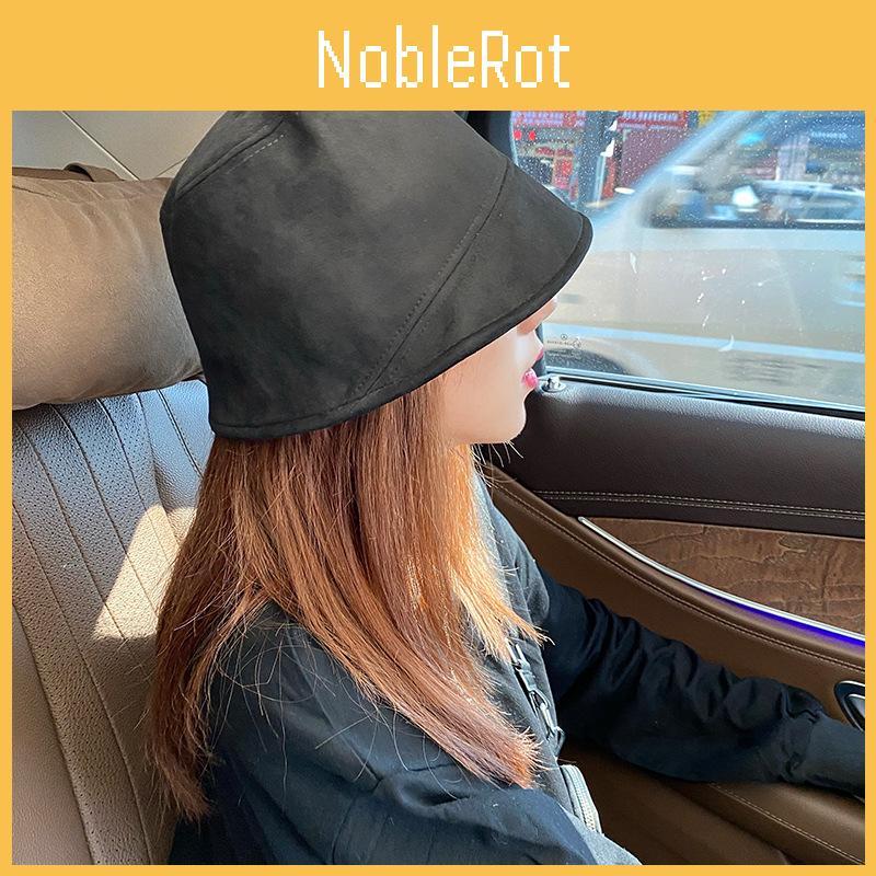 Brim Wide Chic Suedelook Bucket Hat Comfortable And Stylish For All Seasons